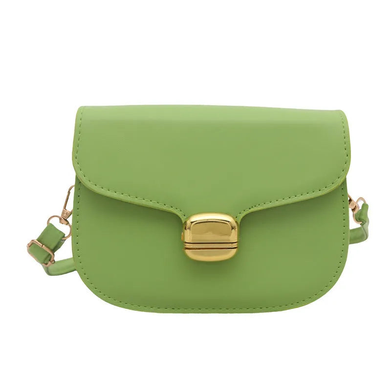 Women's PU leather handbag in khaki colour showing interior with zipper compartment and phone pocket.