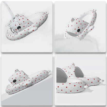 Stylish and comfortable shark-themed slippers in a variety of vibrant colors for women and men