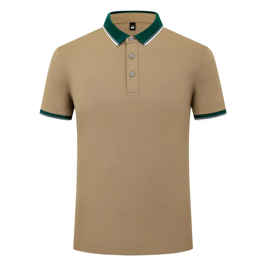 185g print polo shirt in straight pullover fit, short sleeve, colour matching, sizes S to 4XL