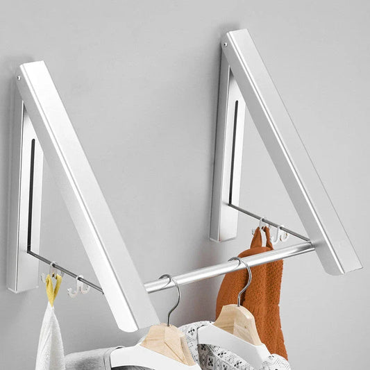 Foldable Aluminum Alloy Wall Hanger with Sturdy Triangle-Shaped Design and Rust-Resistant Finish