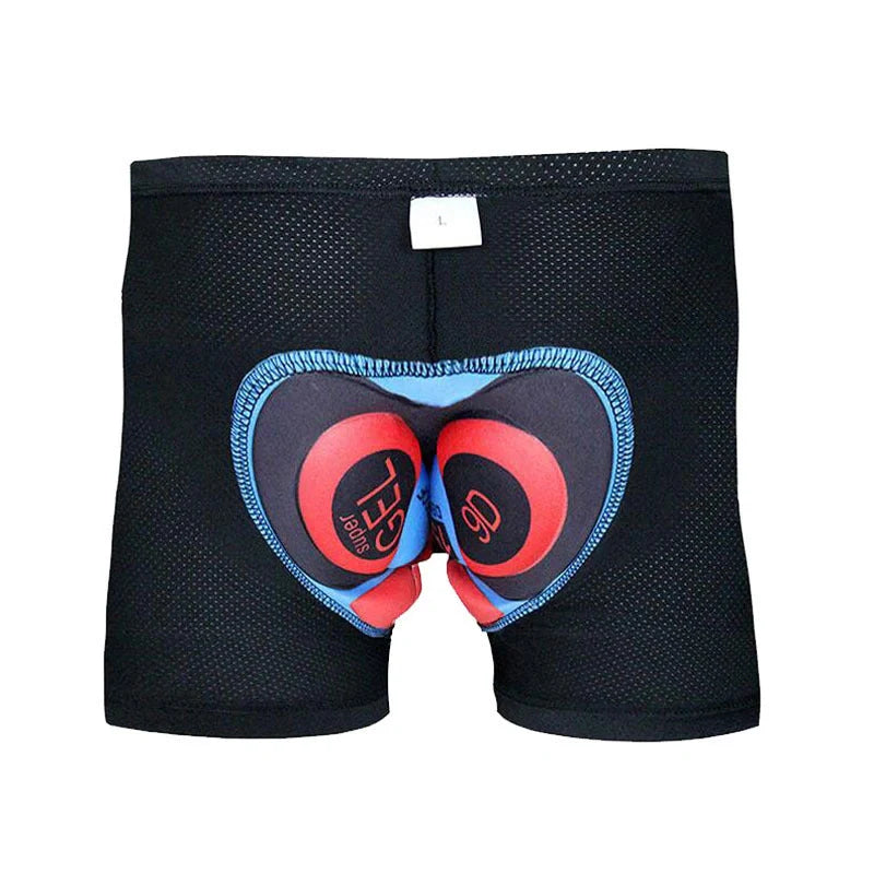 Cycling shorts with 3D gel pads for long-distance comfort and protection