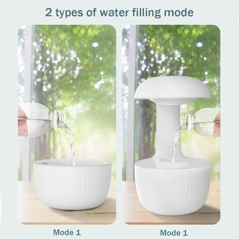 Floating Air Humidifier with Mesmerizing Levitating Water Mist Display