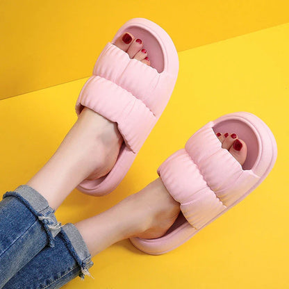 Stylish and comfortable bathroom slippers with a variety of vibrant color options, featuring a durable, waterproof, and anti-slip sole for all-day wear.