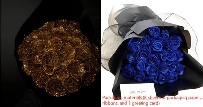 Personalised Valentine's Day preserved bridal bouquet with manual processing in multiple colour options