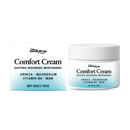 White jar of 50g Gentle Hydrating Body Moisturising Cream with Shanjinchehua.