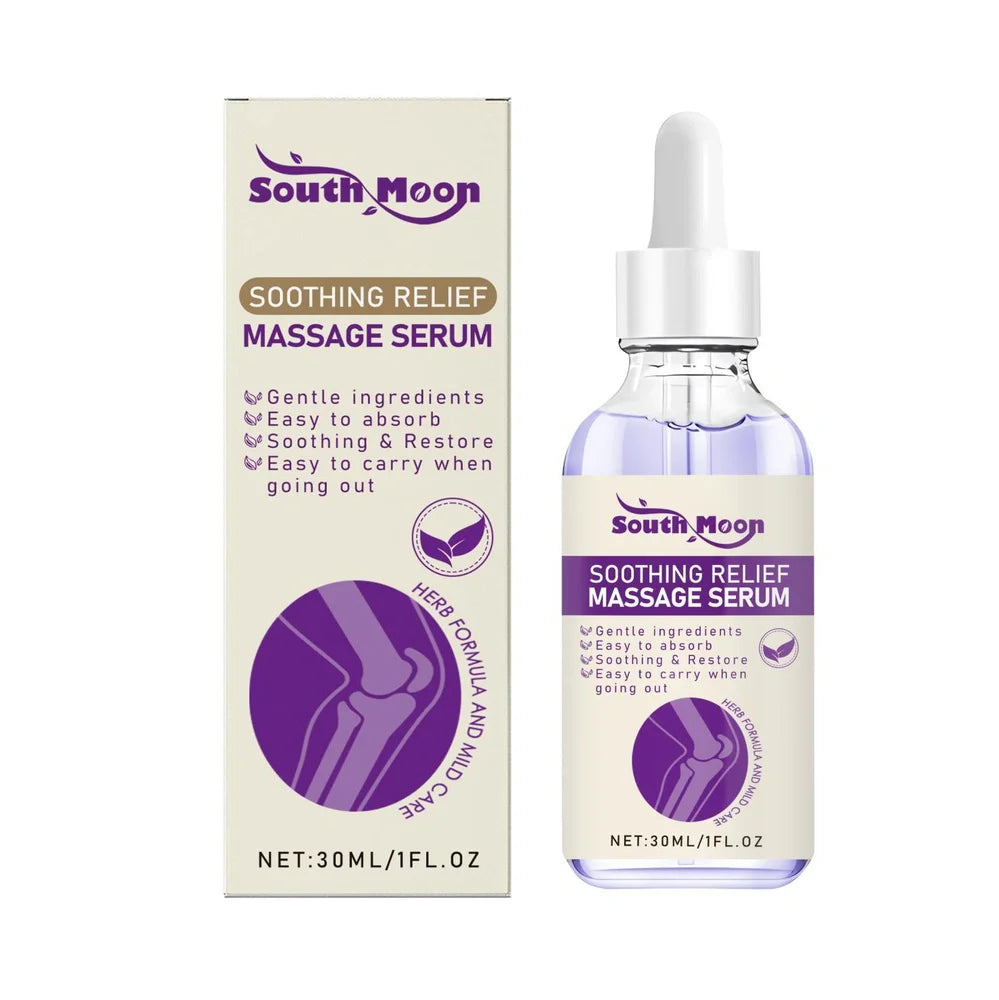 30ml Joint Soothing Massage Serum bottle with Jiang Shui and ginger extracts for targeted relief