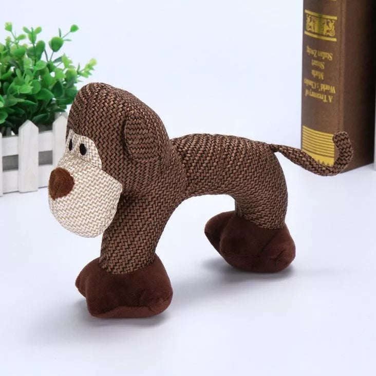 Squeaky duck dog toy for small and large breeds, promoting dental health
