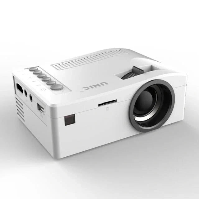 Compact Portable LED Projector with multiple input options and high brightness