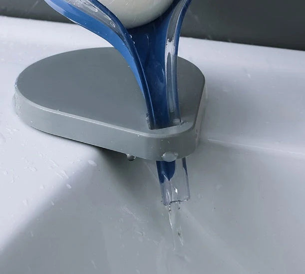 ABS soap holder with suction cup in various colours for sink organisation