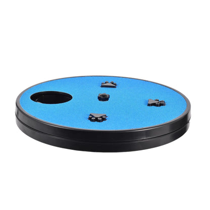 Dog nail file board with rotatable sandpaper surface and suction cup base