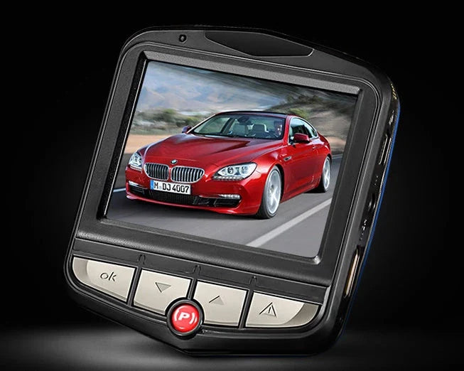 Compact 1080P Dash Cam with Night Vision, G-Sensor, and Wide-Angle Lens