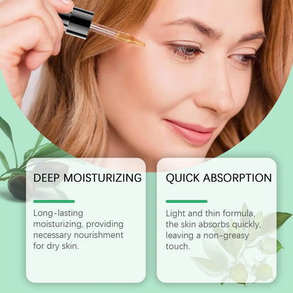 100ml bottle of organic jojoba facial essential oil for skin moisturisation.