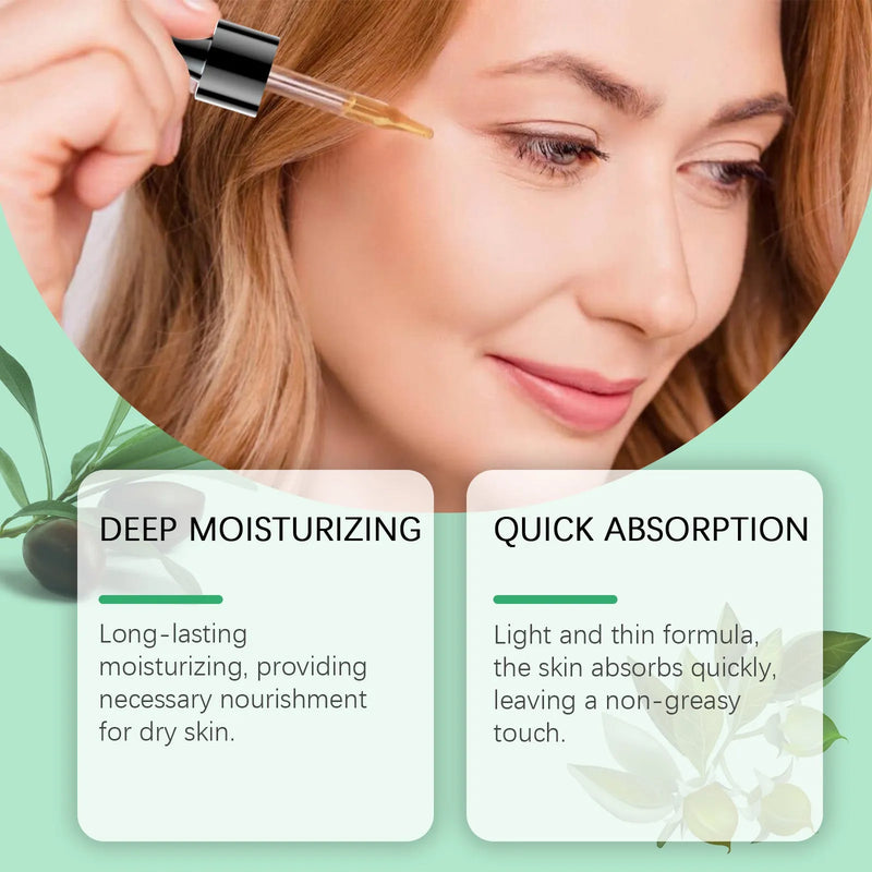 Organic jojoba oil 100ml facial essential oil for moisturising skin, with glycerin and vitamin E, suitable for hydration and firming skin elasticity in a 3.9x3.9x13.9cm bottle
