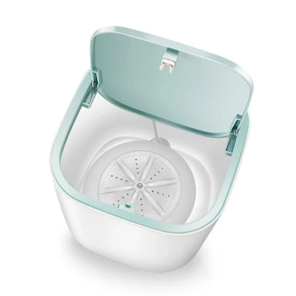 Compact ultrasonic washing machine for delicate fabrics with USB power and various colour options