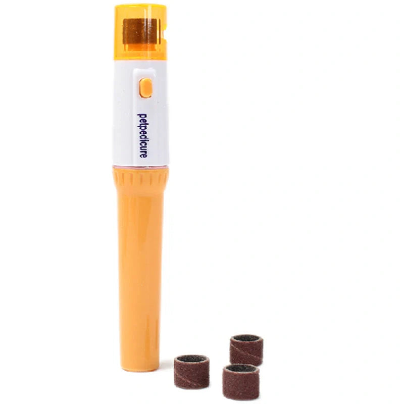 Electric pet nail grinder with safety guard for cats and dogs