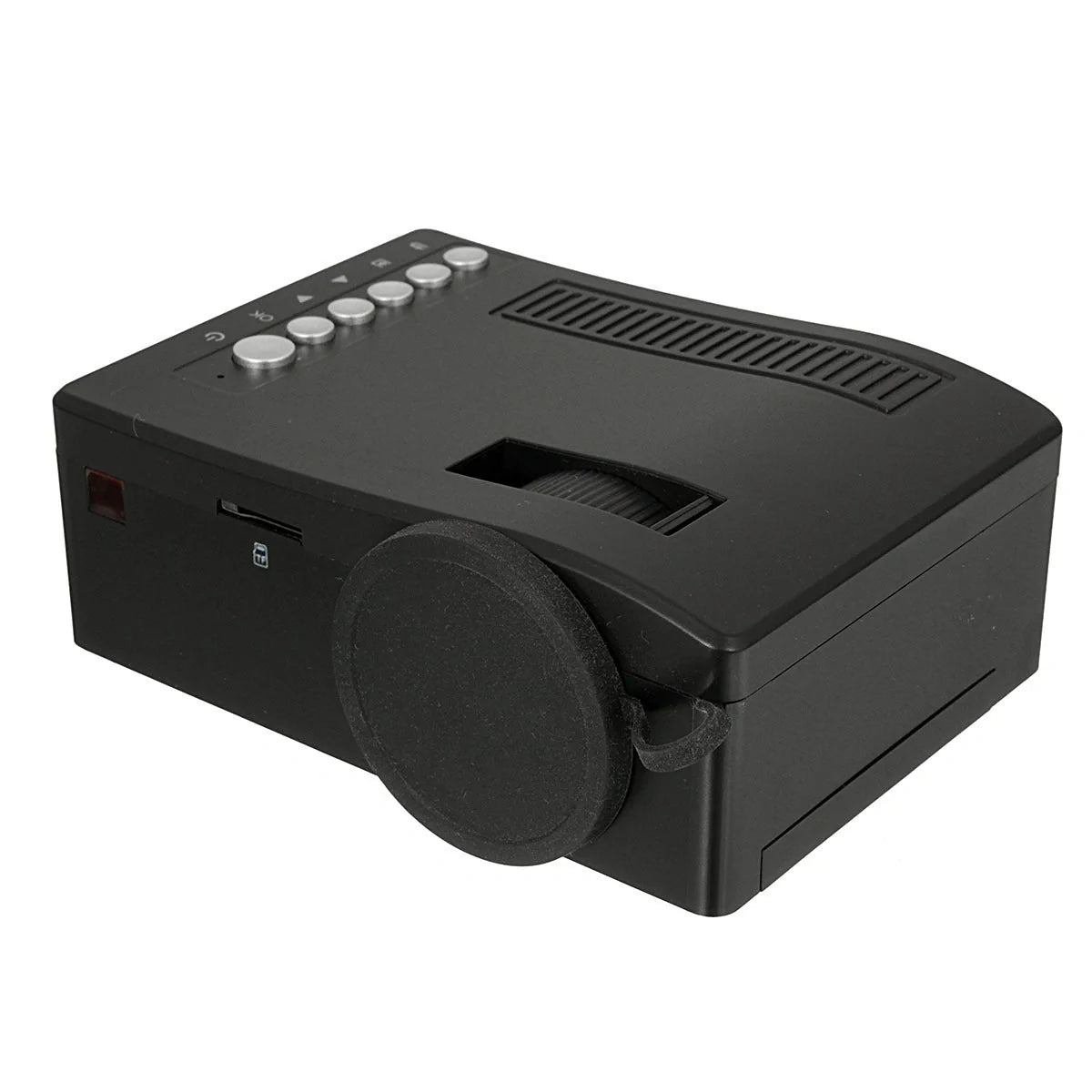 Compact Portable LED Projector with multiple input options and high brightness