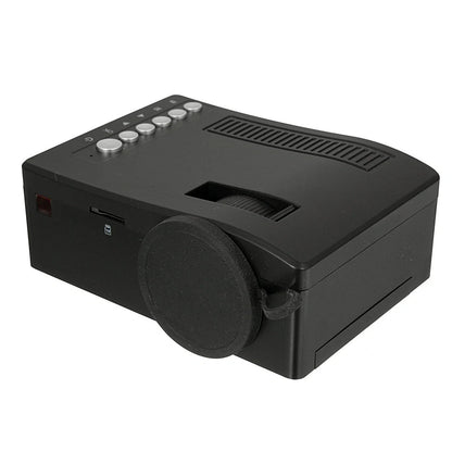 Compact Portable LED Projector with multiple input options and high brightness
