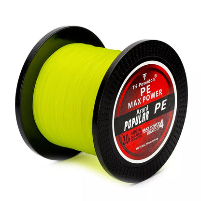 4Braided Fishing PE Strong Pull Horse Main Line 300M - Durable SK-75 PE fibre