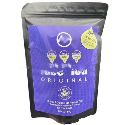 28-day herbal tea collection with multiple blends for women's body care