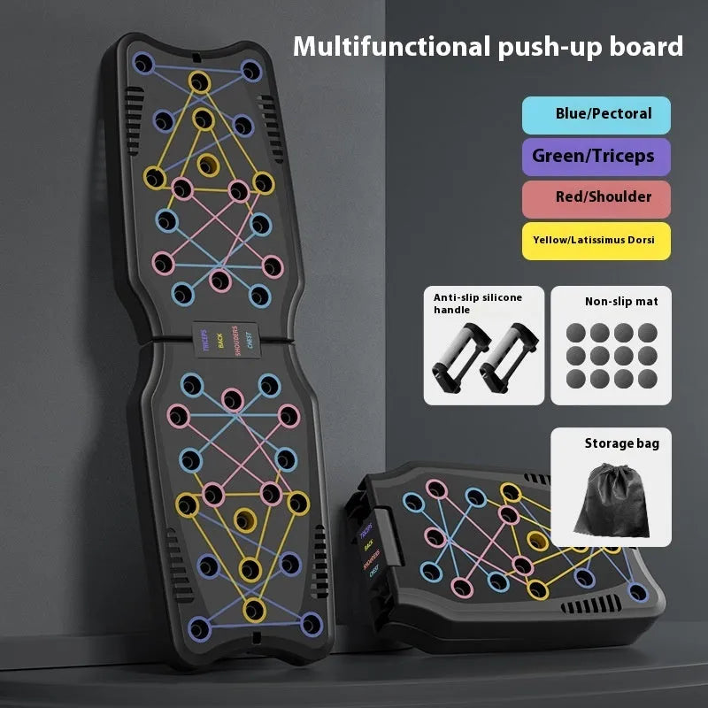 ABS push up support plate fitness equipment for pectoral, shoulder and back muscle training