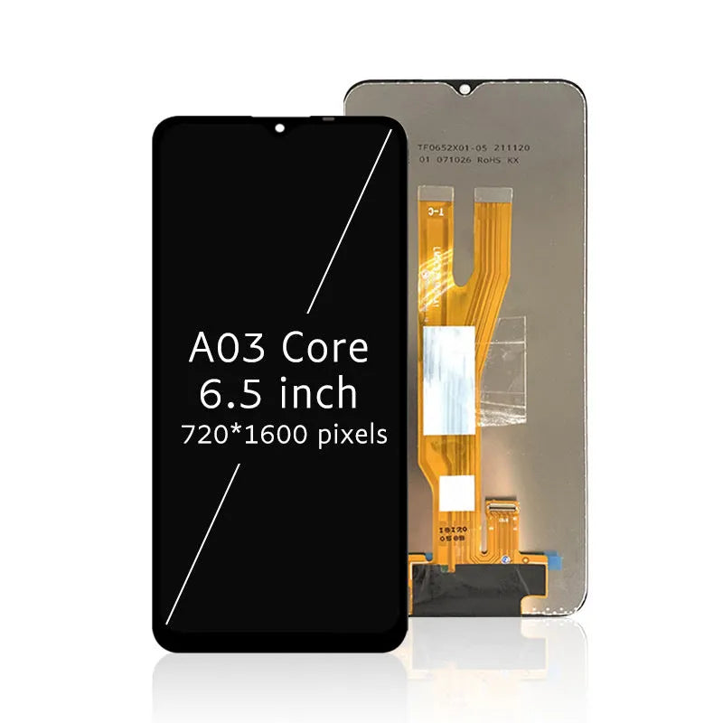 Samsung A03 Core mobile phone LCD screen assembly replacement part with display and touch components