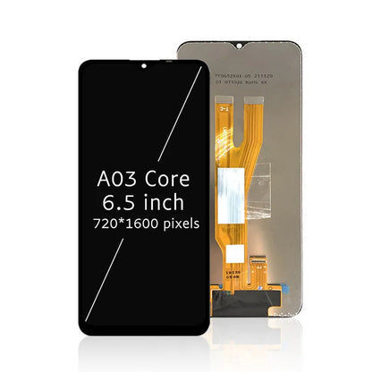Samsung A03 Core mobile phone LCD screen assembly replacement part with display and touch components