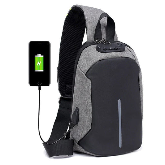 Durable Oxford cloth shoulder bag with zipper closure, adjustable strap, and spacious interior for everyday use