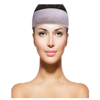 Adjustable velvet wig grip headband in beige, black, coffee, dark brown, skin, special coffee, and special skin colours.
