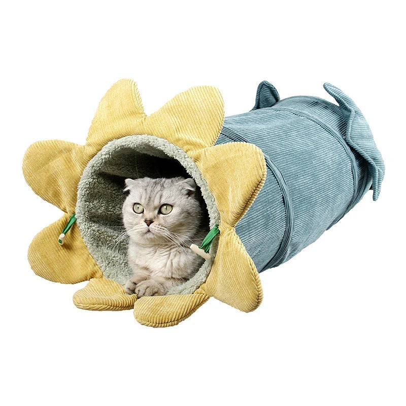 Adorable fruit-shaped cat hammock in various colours, providing a cosy and comfortable retreat for felines