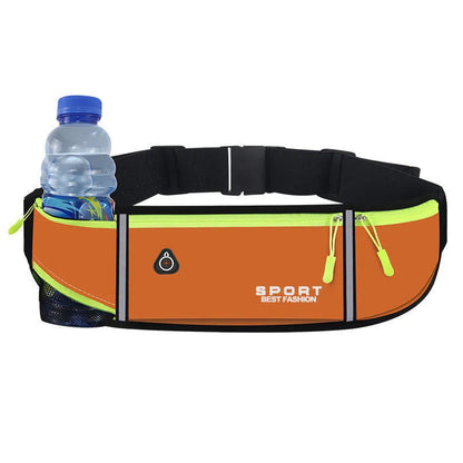 Waterproof Oxford cloth running belt waist bag with anti-theft design in multiple colour options