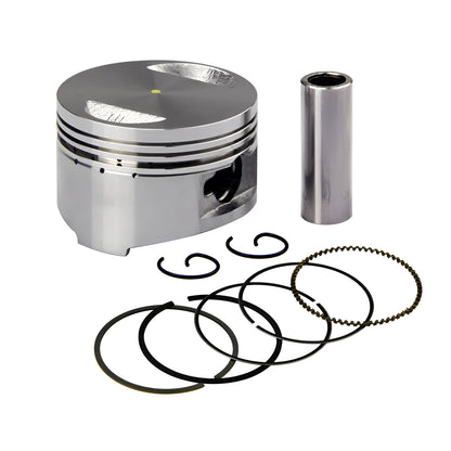 GY6 125cc scooter engine piston kit with rings and components for engine repair