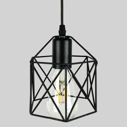 American country style decorative LED string lights with iron shade measuring 150x140mm