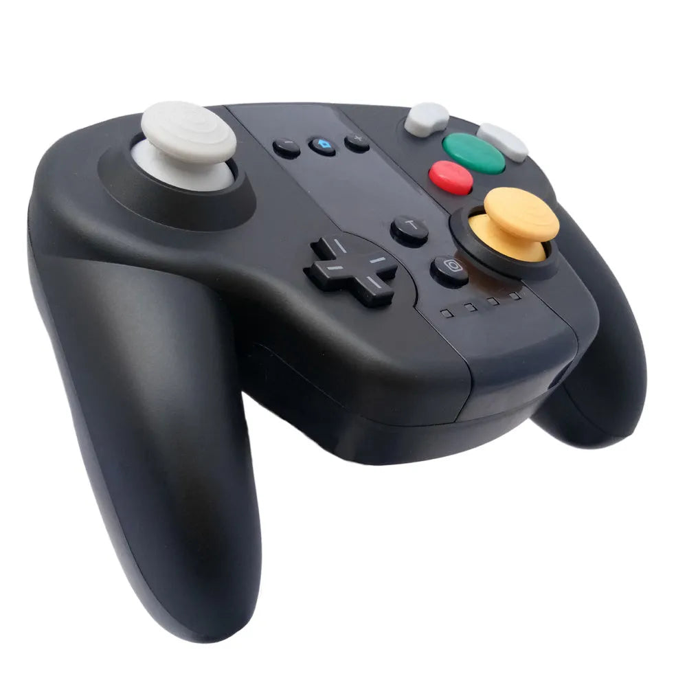 Black wireless Bluetooth gamepad for Nintendo Switch and PC with NFC function