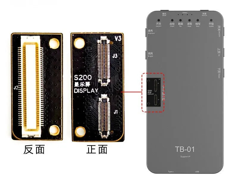 Mobile phone screen repair colour detector tool with intelligent screen tester for iPhone Samsung Huawei devices