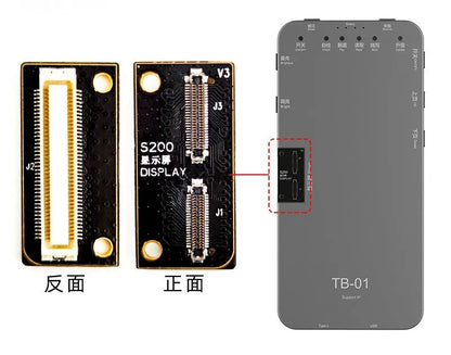 Mobile phone screen repair colour detector tool with intelligent screen tester for iPhone Samsung Huawei devices