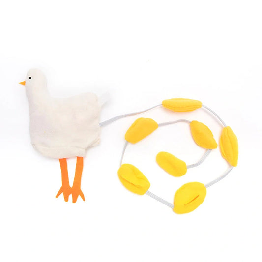 Polar fleece dog snuffle mat for slow feeding and smell training