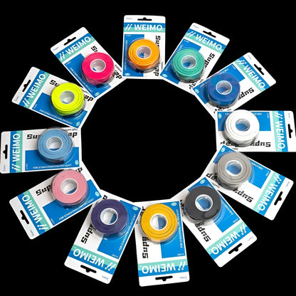 Badminton racket hand glue PU glossy overgrip 3 pieces per box in 13 colours
