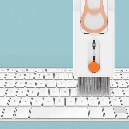 11-in-1 electronic cleaning kit with ABS plastic tools for keyboards, headsets and phones