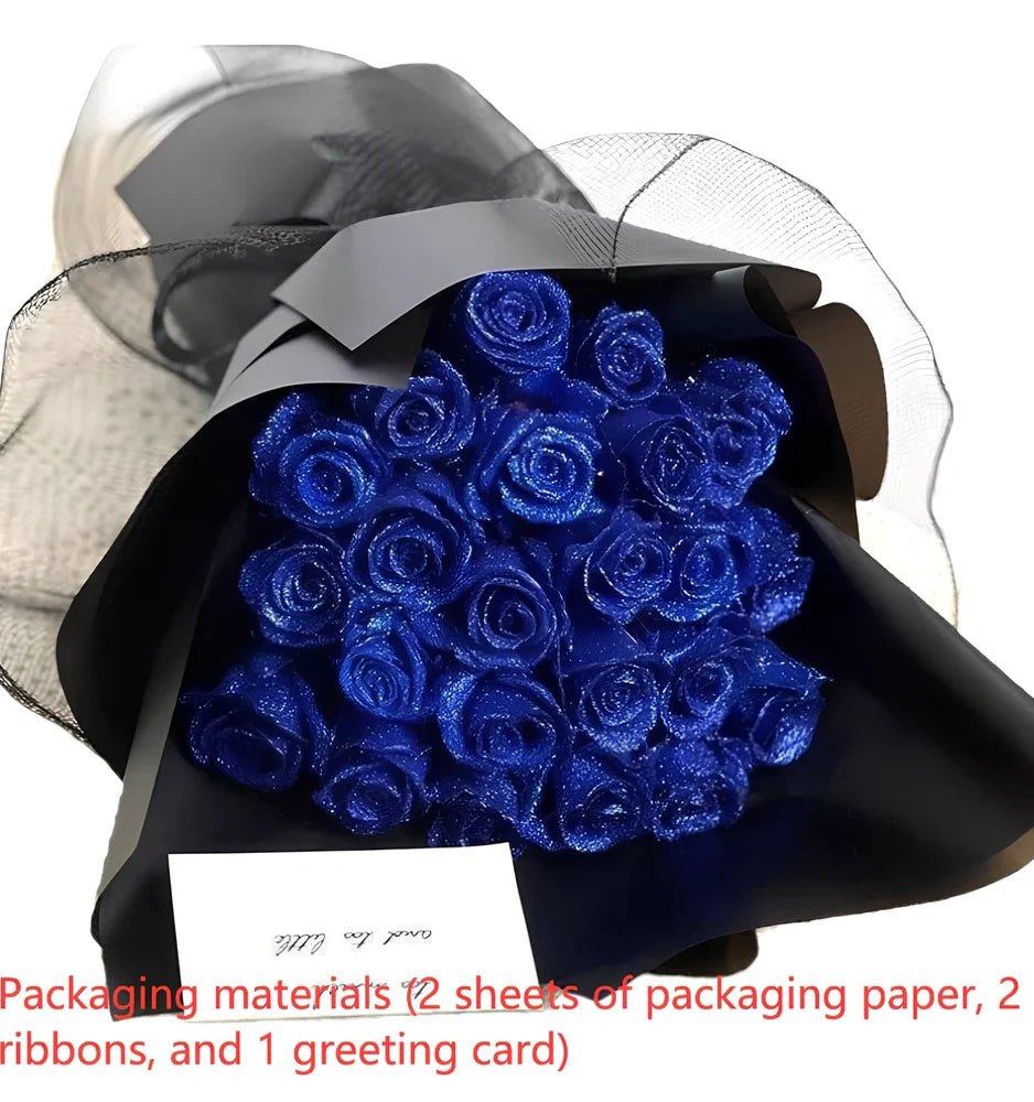 Personalised Valentine's Day preserved bridal bouquet with manual processing in multiple colour options