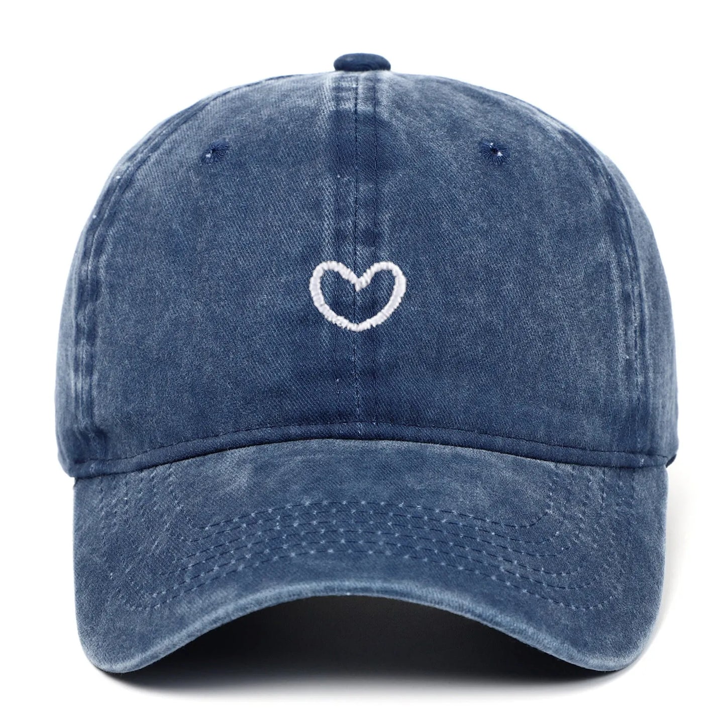 Retro-style baseball cap with colourful machine embroidery on a soft cotton dome crown, shown in a wine red colour.