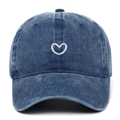 Retro-style baseball cap with colourful machine embroidery on a soft cotton dome crown, shown in a wine red colour.