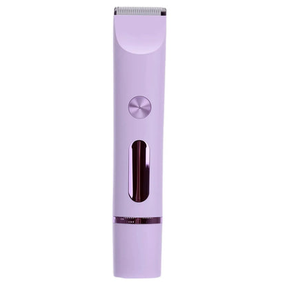 SKT667 purple, blue, and pink lady shaver electric hair removal device with display