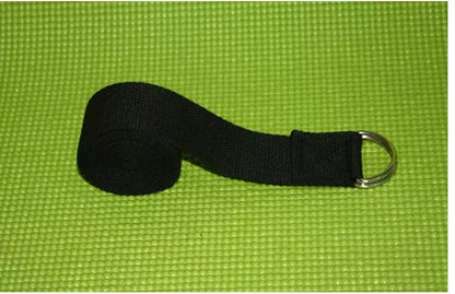 Adjustable cotton yoga tension band in various colours for flexibility training