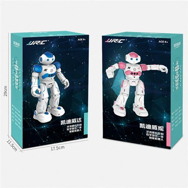 Remote control dancing robot toy with gesture controls, autonomous navigation, and customizable dance routines