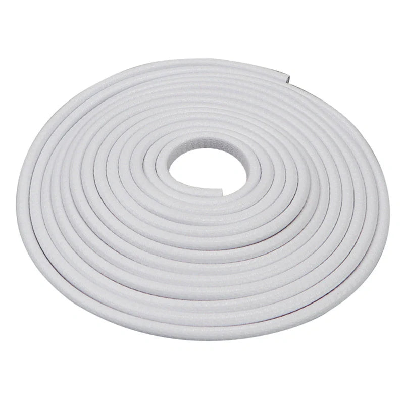Universal car door anti-collision strip with steel disc for edge protection