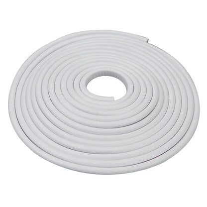 Universal car door anti-collision strip with steel disc for edge protection