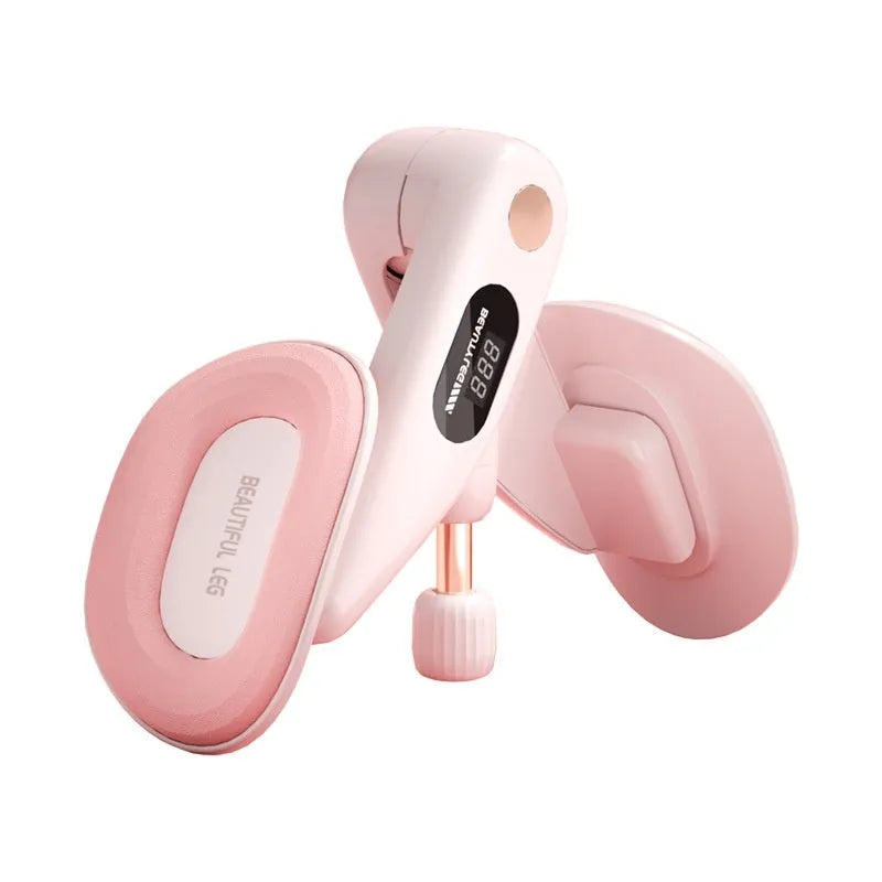 Pelvic floor muscle trainer with electronic counter in grey colour