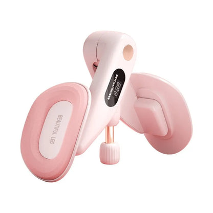 Pelvic floor muscle trainer with electronic counter in grey colour