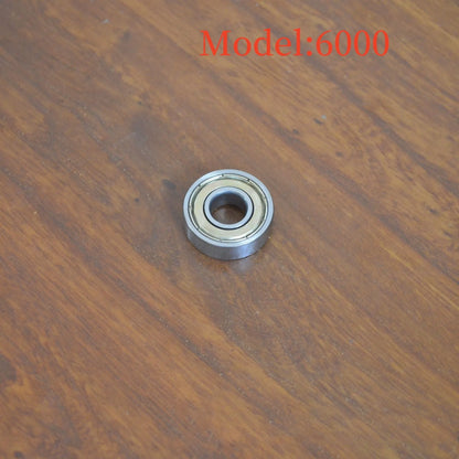 6000ZZ carbon steel ball bearing with 10x26x8mm dimensions and metal shields.