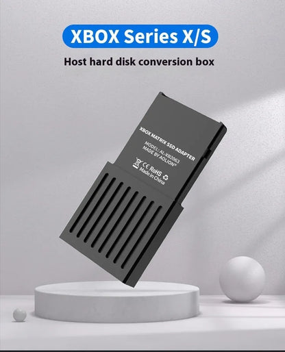 Xbox Series XS hard drive switching box made from aluminium alloy with CFexpress to M.2 SSD converter